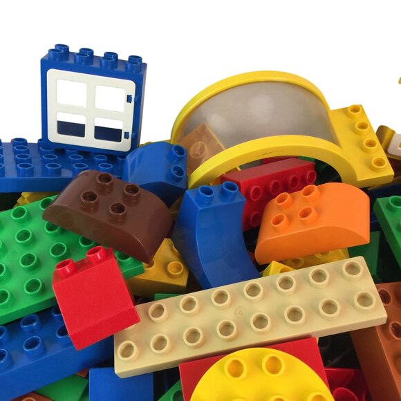 Lego Duplo Building Block Lot of 150+ Pieces Fence Car Window Replacement Parts - Picture 9 of 11